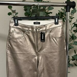 Express High Rise champagne pants